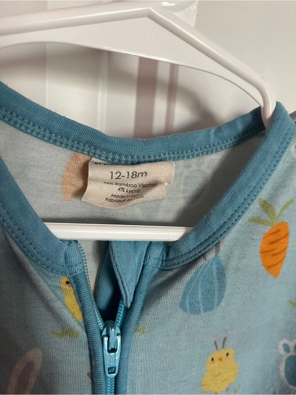 spearmint love blue Easter sleeper 18 month